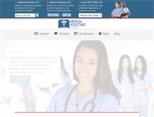 Tablet Screenshot of medical-assistant.us